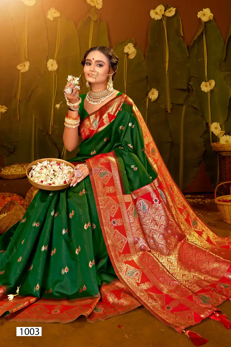 Saroj Ramayan Silk Vol 1 Festive Wear Silk Saree Collection